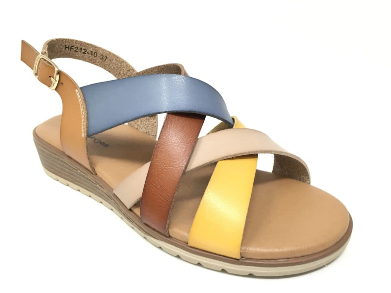 Sandalias de Mujer con Tacón de Cuña Baja